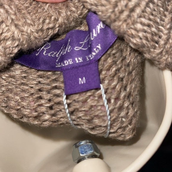 RALPH LAUREN CASHMERE TURTLENECK SWEATER - Picture 5 of 5